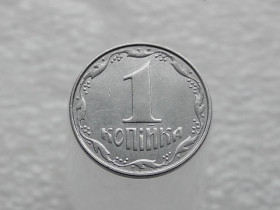 Обігові Обиходные ^/--/^ 1 копійка 2010 рік Україна &amp;quot; Брак, Викришка Штемпеля Реверса &amp;quot;  (173+) ^_^^^ 1 копейка 2010 год Украина &amp;quot; Брак, Викришка Штемпеля Реверса &amp;quot; (173+) - фото фото фото