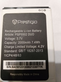 Акумулятори Аккумуляторы ^/--/^ Акумулятор Prestigio PSP /--/ 5502 DUO 2000 /--/ mAh ^_^^^ Аккумулятор Prestigio PSP /--/ 5502 DUO 2000 /--/ mAh - фото фото фото