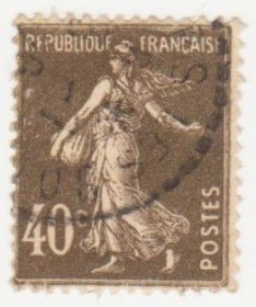 Франція Франция ^/--/^ Франция 1925  г. № 182 гашеная ^_^^^ Франція 1925 р. No 182 гашена - фото фото фото