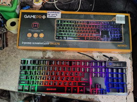 Клавіатури Клавиатуры ^/--/^ Игровая клавиатура с подсветкой RGB GamePro Nitro+ GK /--/ 576 USB № 25040205 ^_^^^ Ігрова клавіатура з підсвічуванням RGB GamePro Nitro+ GK /--/ 576 USB No 25040205 - фото фото фото
