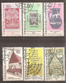 Чехословаччина Чехословакия ^/--/^ Чехословакия 1967 Sc.1475-1480 used ПОЛНАЯ серия ^_^^^ Чехословаччина 1967 Sc.1475-1480 used Повна серія - фото фото фото