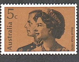 Марки Австралії та Океанії Марки Австралии и Океании ^/--/^ Австралия  (1970) Королевский визит ^_^^^ Австралія (1970) Королівський візит - фото фото фото