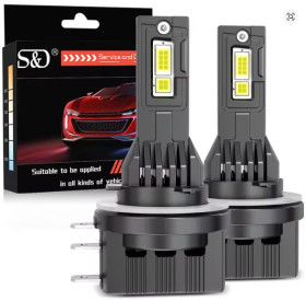 Діодні Диодные ^/--/^ 2 /--/ шт&amp;#92;лот H /--/ 15 LED 40000 /--/ LM 6500 /--/ KCar LED High Beam DRL лампочки - фото фото фото