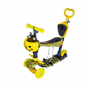 Самокати Самокаты ^/--/^ Самокат детский Scooter &amp;quot;Букашка&amp;quot; 5 в 1 родительская ручка, сиденье и подножка India (2 /--/ T /--/ 10 ^_^^^ Самокат дитячий Scooter &amp;quot;Букашка &amp;quot; 5 в 1 батьківська ручка, сидіння і підніжка India (2 /--/ T /--/ 10 - фото фото фото