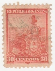 Південна Америка Южная Америка ^/--/^ Аргентина 1899 г.№  120 гашеная ^_^^^ Аргентина 1899 р. No 120 гашена - фото фото фото