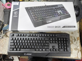 Клавіатури Клавиатуры ^/--/^ Игровая клавиатура с подсветкой MSI Vigor GK /--/ 20 USB № 26020433 ^_^^^ Ігрова клавіатура з підсвічуванням MSI Vigor GK /--/ 20 USB No 26020433 - фото фото фото