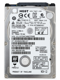 Жорсткі диски Жесткие диски ^/--/^ HDD диск 2.5 500 /--/ GB Hitachi hts /--/ 5450 /--/ a /--/ 7 /--/ e /--/ 380 5400 8 /--/ mb s_n p /--/ 83 /--/ r - фото фото фото