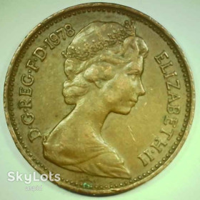 Єлизавета II (після ) Елизавета II (после ) ^/--/^ Великобритания 1 новый пенни, 1978 №77 ^_^^^ Велика Британія 1 новий пенні, 1981 No /--/ 77 - фото фото фото