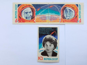 СРСР - СССР - ^/--/^ СССР 1963 г. ГРУППОВОЙ ПОЛЕТ БЫКОВСКОГО И ТЕРЕШКОВОЙ. № 2888-2890 (2802-  2804), чистые. ^_^^^ СРСР 1963 р. ГРУПОВИЙ ПОЛЕТ БИКОВСЬКОГО І ТЕРЕШКОВОЇ. No 2888-2890 (2802- 2804), чисті. - фото фото фото