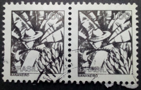 Південна Америка Южная Америка ^/--/^ Бразилия 1976, Оккупация 1.00, сцепка, гашеная ^_^^^ Бразилія 1976, Окупація 1.00, зчіпка, гашена - фото фото фото