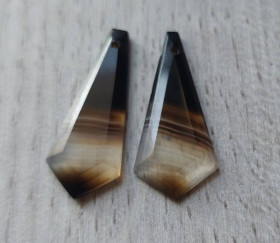 Агат Агат ^/--/^ Натуральный агат  пара 15 Ct 30 x 13 мм ^_^^^ Натуральний агат пара 15 Ct 30 x 13 мм - фото фото фото