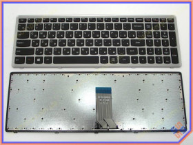 Клавіатури Клавиатуры ^/--/^ Клавиатура для LENOVO IdeaPad U /--/ 510, Z /--/ 710 (RU Black Silver frame) Оригинал ^_^^^ Клавіатура для LENOVO IdeaPad U /--/ 510, Z /--/ 710 (RU Black Silver frame) - фото фото фото