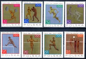 Спорт Спорт ^/--/^ Польша. Олимпиада  (серия)** 1965 г. ^_^^^ Польща. Олімпіада (серія)** 1965 р. - фото фото фото