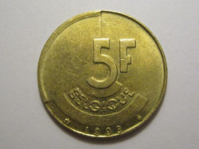 Бельгія Бельгия ^/--/^ Бельгия 5 франков 1993 года BELGIQUE 3 /--/ П /--/ 750 ^_^^^ Бельгія 5 франків 1993 BELGIQUE 3 /--/ П /--/ 750 - фото фото фото