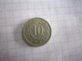 Австро-Угорщина Австро-Венгрия ^/--/^ 10 ГЕЛЛЕРОВ 1915 Г. ^_^^^ 10 ГЕЛЛЕРОВ 1915 - фото фото фото