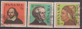 Центральна Америка Центральная Америка ^/--/^ Панама 1966 личности серия ^_^^^ Панама 1966 особистості серія - фото фото фото