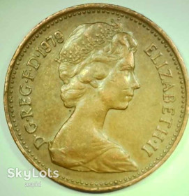 Єлизавета II (після ) Елизавета II (после ) ^/--/^ Великобритания 1 новый пенни, 1979 №85 ^_^^^ Велика Британія 1 новий пенні, 1979 No 85 - фото фото фото