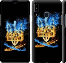 Чохли, бампера Чехлы, бампера ^/--/^ Чехол на Samsung Galaxy A /--/ 20 /--/ s A /--/ 207 /--/ F Герб 1635 /--/ m-1775 - фото фото фото