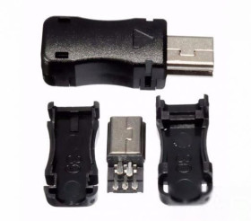 Кабелі, адаптери Кабели, адаптеры ^/--/^ ШТЕКЕР РОЗБОРНИЙ MINI USB В ЛОТІ 2-ШТ. ^_^^^ ШТЕКЕР РАЗБОРНЫЙ MINI USB в Лоте 2-ШТ. - фото фото фото