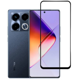 Чохли, бампера Чехлы, бампера ^/--/^ Захисне скло LUX для Infinix Note 40 (X /--/ 6853) повна проклейка чорний ^_^^^ Защитное стекло LUX для Infinix Note 40 (X /--/ 6853) полная проклейка черный - фото фото фото