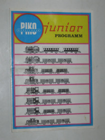 H H ^/--/^ Каталог PIKO JUNIOR programm 5/01/77 железная дорога / Piko НО 1:87  (made in GDR) ^_^^^ Каталог PIKO JUNIOR programm 5/01/77 залізниця / Piko НО 1:87 (made in GDR) - фото фото фото