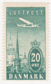 Балтійські країни Балтийские страны ^/--/^ Дания   1934  г. №  219 ** ^_^^^ Данія 1934 No 219 ** - фото фото фото