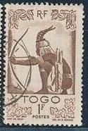 Інше Другое ^/--/^ Французские колонии Того Охота Лучник 1947 ^_^^^ Французькі колонії Того Полювання Лучник 1947 - фото фото фото