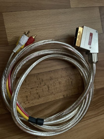 Кабелі та перехідники Кабели и переходники ^/--/^ 2 /--/ м.Scart to RCA  Винтаж с позолотой высшего качества ^_^^^ 2 /--/ м.Scart to RCA з позолотою вищої якості - фото фото фото