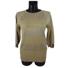Кофти Кофты ^/--/^ Джемпер с люрексом Rosalie 4080 44-48 кофейный ^_^^^ Джемпер з люрексом Rosalie 4080 44-48 кавовий - фото фото фото