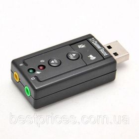 Звукові карти Звуковые карты ^/--/^ USB Звуковая карта внешняя 3 /--/ D звук 2 порта+функции ^_^^^ USB Звукова карта зовнішня 3 /--/ D звук 2 порту + функції - фото фото фото