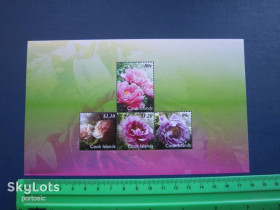 Флора Флора ^/--/^ Блок 4 марки Острови Кука 2011 флора квіти MNH КЦ 9.5 $ ^_^^^ Блок 4 марки Острова Кука 2011 флора цветы MNH КЦ 9.5 $ - фото фото фото