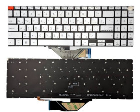 Клавіатури Клавиатуры ^/--/^ Клавиатура для Asus Vivobook K /--/ 3502 /--/ Z, 16 /--/ X S /--/ 5602, M /--/ 5602, X /--/ 5602, M /--/ 3502, M /--/ 3502 /--/ Q (RU Silver с подсветкой) ^_^^^ Клавіатура для Asus Vivobook K /--/ 3502 /--/ Z, 16 /--/ X S /--/ 5602, M /--/ 5602, X /--/ 5602, M /--/ 3502, M /--/ 3502 /--/ Q (RU Silver з підсвічуванням) - фото фото фото