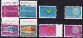 Балканський півострів Балканский полуостров ^/--/^ EU Югославия  MNH  1969 и др  г - подборка ^_^^^ EU Югославія 1969 та ін - фото фото фото