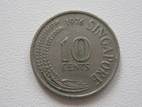 Сінгапур Сингапур ^/--/^ Сингапур 10 центов 1976 года #16177 ^_^^^ Сінгапур 10 центів 1976 року #16177 - фото фото фото