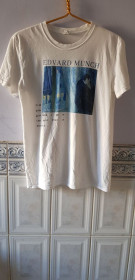 Футболки, майки Футболки, майки ^/--/^ Футболка &amp;quot;Edvard Munch&amp;quot;  (100% cotton, M, Bangladesh) б/у ^_^^^ Футболка &amp;quot;Edvard Munch&amp;quot; (100% cotton, M, Bangladesh) б/у - фото фото фото