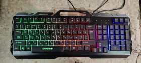 Клавіатури Клавиатуры ^/--/^ Игровая клавиатура с подсветкой RGB GamePro GK /--/ 670 USB № 24290427 ^_^^^ Ігрова клавіатура з підсвіткою RGB GamePro GK /--/ 670 USB No 24290427 - фото фото фото