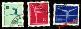 НДР, ФРН ГДР, ФРГ ^/--/^ ГДР 1961 /--/ г.№ 572‑574 гашеная серия ^_^^^ НДР 1961 /--/ р.No 572‐574 гашена серія - фото фото фото