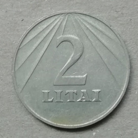 Литва Литва ^/--/^ Литва 2 лита 1991 ^_^^^ Литва 2 літа 1991 - фото фото фото