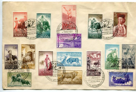 Іспанія Испания ^/--/^ Конверт із марками Барселона 1960 р. ^_^^^ Конверт с марками Барселона 1960 г. - фото фото фото