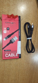 Шлейфи, перехідники Шлейфы, переходники ^/--/^ Кабель Crown CMCU-007 /--/ M USB - Micro USB Black-Grey № 221912280 ^_^^^ Кабель Crown CMCU-007 /--/ M USB - Micro USB Black-Grey No 221912280 - фото фото фото