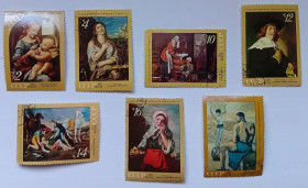СРСР - СССР - ^/--/^ СССР 1971 Живопись, гашеные (I) ^_^^^ СРСР 1971 Живопис, гашені (I) - фото фото фото