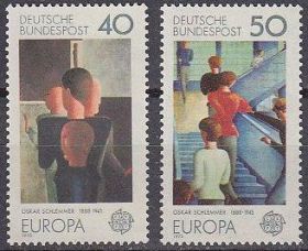 НДР, ФРН ГДР, ФРГ ^/--/^ ФРГ 1975 Европа СЕРТ искусство живопись Mi 840-841 MNH ^_^^^ ФРН 1975 Європа СЕРТ мистецтво живопис Mi 840-841 MNH - фото фото фото