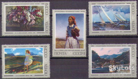 СРСР - СССР - ^/--/^ СССР 1974 искусство живопись СК 4316-4320 MNH ^_^^^ СРСР 1974 мистецтво живопис СК 4316-4320 MNH - фото фото фото