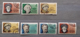 Історія та особистості История и личности ^/--/^ СССР 1964 г - Писатели нашей Родины.  гаш., 11 шт  (см.фото) ^_^^^ СРСР 1964 р. - Письменники нашої Батьківщини. - фото фото фото