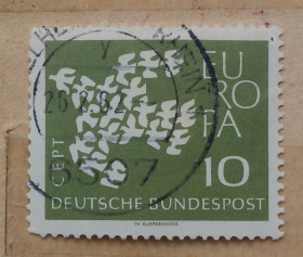 НДР, ФРН ГДР, ФРГ ^/--/^ Германия 1961 г - Европа  (CEPT) ^_^^^ Німеччина 1961 — Європа (CEPT) - фото фото фото