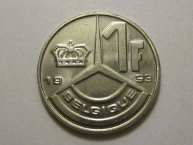 Бельгія Бельгия ^/--/^ Бельгия 1 франк 1993 года BELGIQUE 3 /--/ П /--/ 648 ^_^^^ Бельгія 1 франк 1993 року BELGIQUE 3 /--/ П /--/ 648 - фото фото фото