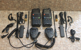 Рації, радіостанції Рации, радиостанции ^/--/^ Две мощные рации Baofeng UV-5 /--/ RH 10 /--/ W зарядка type-c + набор аксессуаров. ^_^^^ Дві потужні рації Baofeng UV-5 /--/ RH 10 /--/ W зарядка type-c + набір аксесуарів. - фото фото фото
