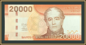 Чилі Чили ^/--/^ Чили 20000 песо 2025 P-165 (165 /--/ n) UNC ^_^^^ Чилі 20000 песо 2025 P-165 (165 /--/ n) UNC - фото фото фото