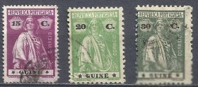 Інші країни Другие страны ^/--/^ Гвинея португ. 1914-22 стандарт 3 /--/ м.гаш. ^_^^^ Гвінея португ. 1914-22 стандарт 3 /--/ м.гаш. - фото фото фото