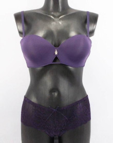 Комплекти Комплекты ^/--/^ Комплект без косточек Velencosa 16779 85 /--/ C-XL фиолетовый ^_^^^ Комплект без кісточок Velencosa 16779 85 /--/ C-XL фіолетовий - фото фото фото